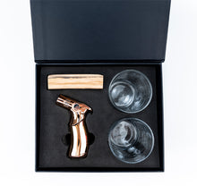 Load image into Gallery viewer, Whiskey barrel wood smoked cocktail gift set