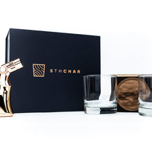 Load image into Gallery viewer, Whiskey barrel wood smoked cocktail gift set