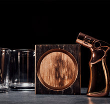 Load image into Gallery viewer, Whiskey barrel wood smoked cocktail gift set