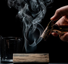 Load image into Gallery viewer, Whiskey barrel wood smoked cocktail gift set